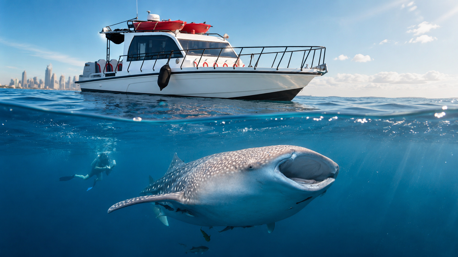 ADS Whale Shark Adventure — 42ft Air-Conditioned Boat